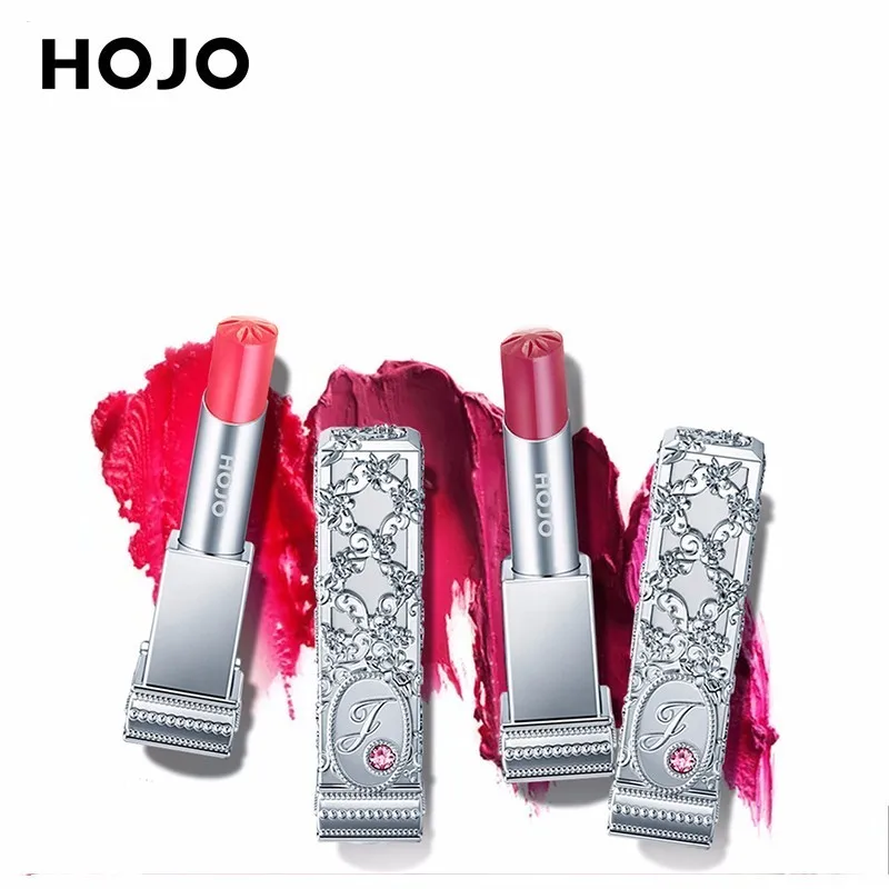 

HOJO Vine Flower Matte Nude Lipstick Waterproof Long Lasting Makeup Moisturizing Lip Gloss Make Up Women Beauty Cosmetic