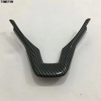 

TOMEFON ABS Carbon Fiber Interior Steering Wheel Panel Cover Trim Car Styling Auto Accessories For Honda Accord 2018 2019 10th
