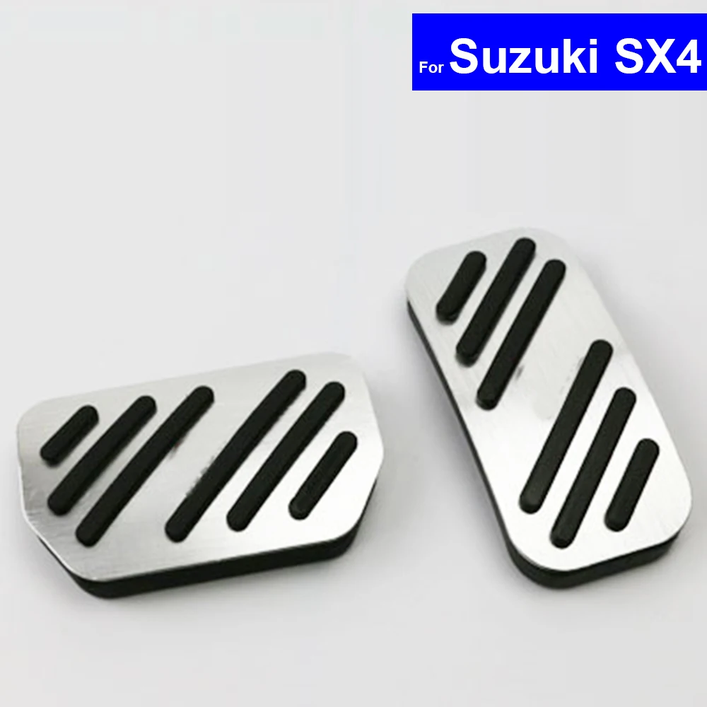 Car Aluminium Alloy Petrol Clutch Fuel Brake Braking Pad Foot Pedals