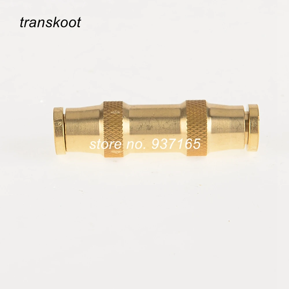 1562 Messing Slang Fitting Messing Pijp duw DOT Union Connector voor