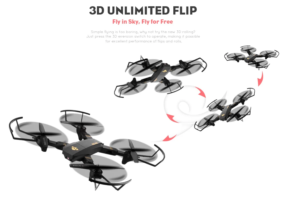 XS809HW Foldable RC Drone XS809HW Foldable RC Drone