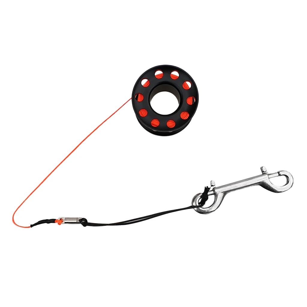 MagiDeal Dive Finger Reel, 15m Guide Line Spool for Scuba Diving Snorkeling SMB Safety Sausage - Ultralight, Portable & Durable