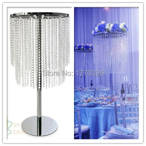 

Crystal Wedding Centerpiece Wdding Decoration Crystal Pillar For Wedding Decorations Free shipment 10PCS A Set