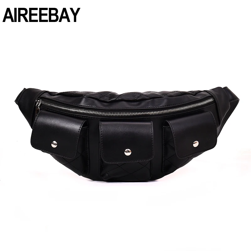 Поясная Сумка AIREEBAY из искусственной кожи для женщин забавная брендовая модная
