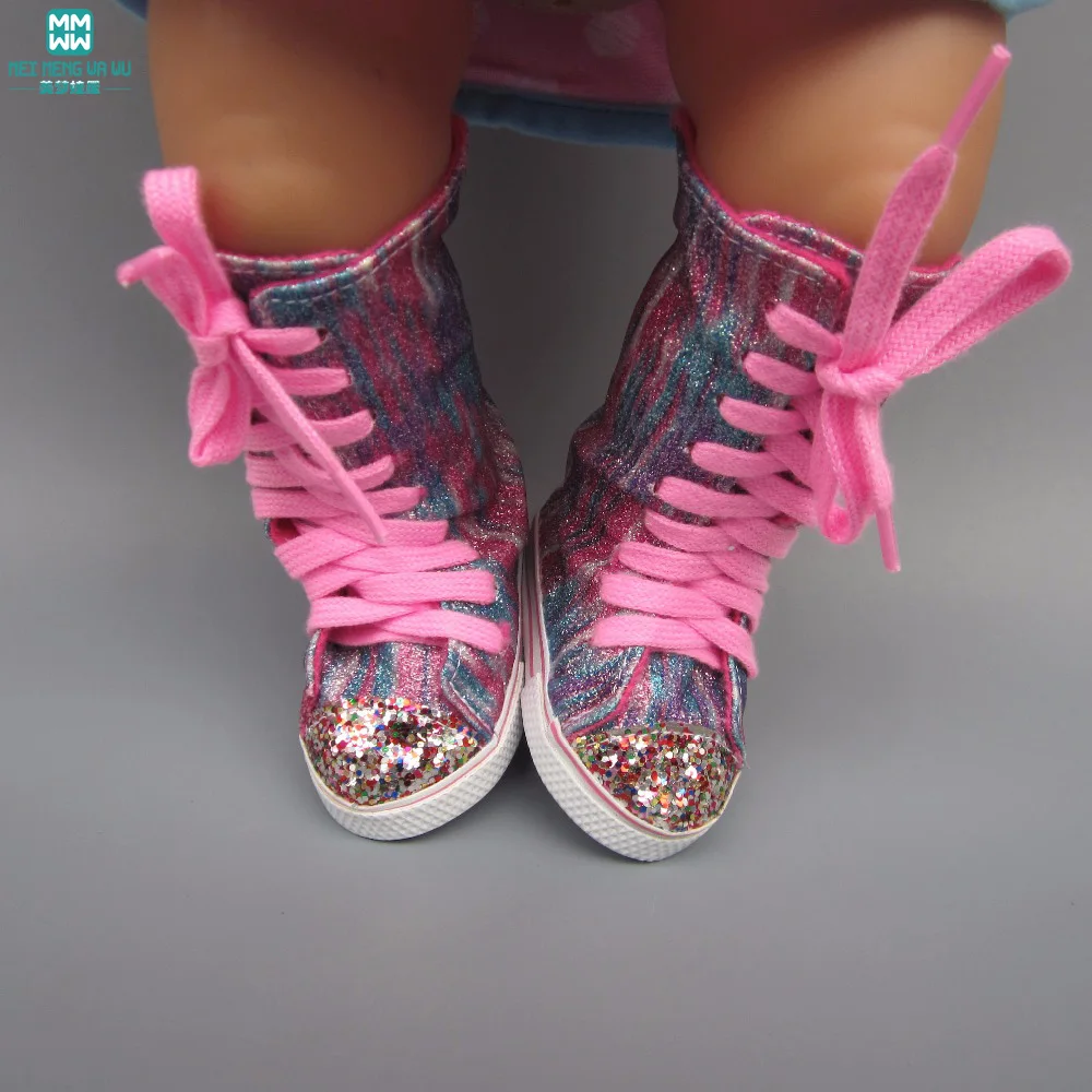 Ботинки на сплошной подошве игрушка детская обувь для куклы подходит 43 см Новорожденные куклы и американские куклы аксессуары
