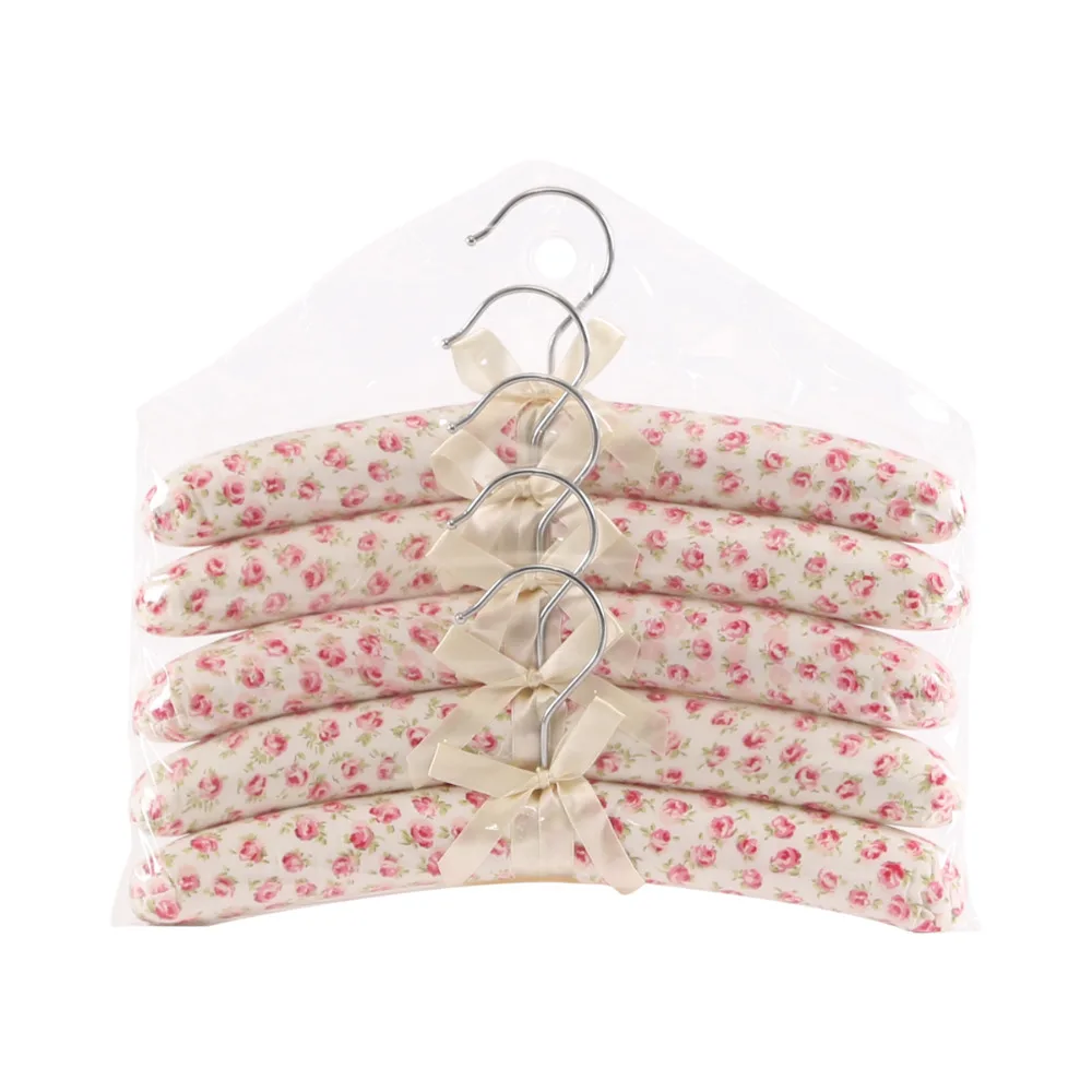 Coquillage Brode Neoviva Lot De 5 Cintres En Dentelle Pour Femme Tissu 38cm For Women Cintres Rangement Et Organisation Voxloud Com