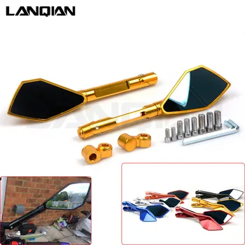 

CNC Motorcycle Universal Rearview Mirrors Rear View Side Mirror For Kawasaki ninja 400r ninja400r ninja 650r er6f er6n er6 n