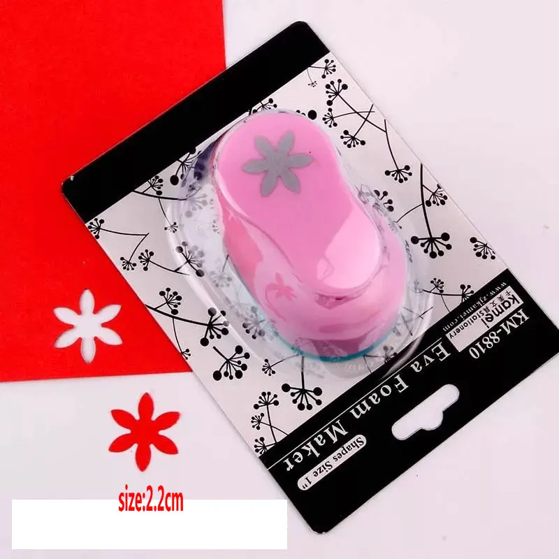 1" 2.2cm Hole Punch Cortador De Papel flower Shaped Craft Punchers Diy Scrapbooking Punches