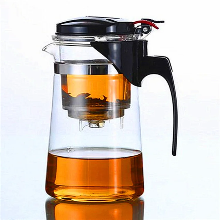 

Heat resistant glass blowing explosion proof glass teapot kung fu tea full filter bubble scented tea removable cup