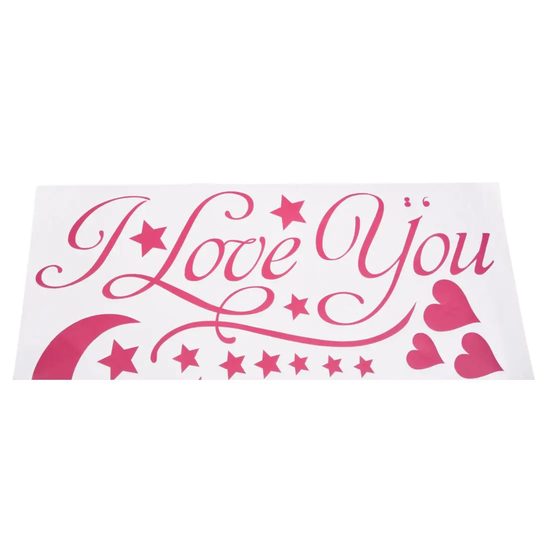 Decorations Murales Stickers I Love You Stars Mignon Citation Hearts Nursery Wall Art Stickers Decalque Vinyle Chambre Jumpownia Pl