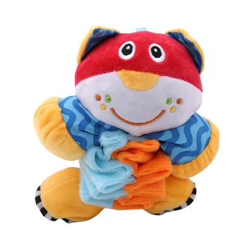 

Fun Lovely Music Animal Cartoon Type Plush Toy Folding Stretch Animal Play Toy Crib Bed Music Rattle Baby Toys
