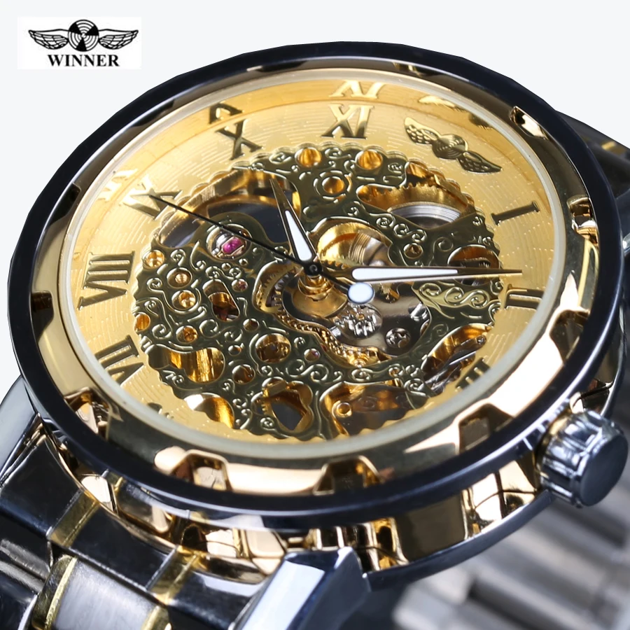 mechanical watch transparent