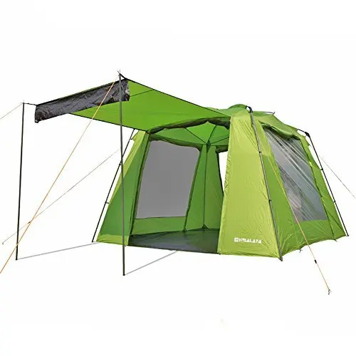 Cheap Family Tent 3-4 Persons Double-deck Waterproof Anti-mosquito Outdoor Traveling by Car  for Camping & Hiking , Trekking Green