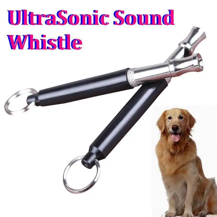 1200pcs/lot* Pet Dog Training Adjustable Pitch Whistle UltraSonic Supersonic Sound Adjustable
