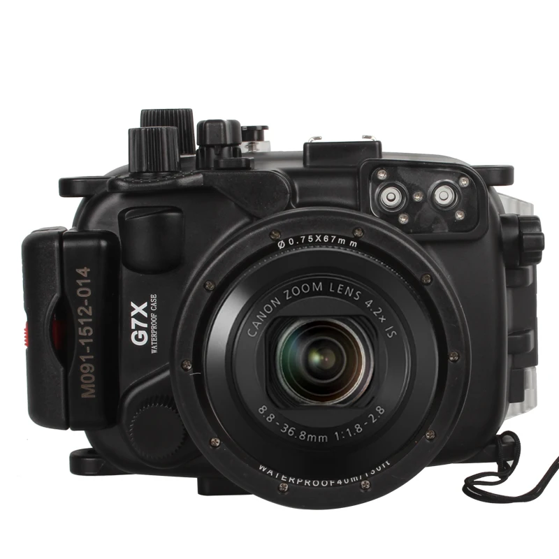 40M /130FT Waterproof Underwater Housing Camera Diving Case for Canon