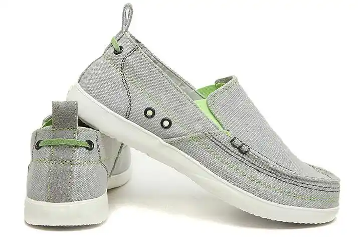 crocs canvas boat shoes