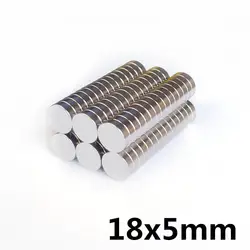 10 шт неодимовые магниты 18x5 мм диск редкоземельных маленькие круглые магниты 18*5 мм супер сильные магниты 18 мм x 5 мм N35 Магнитная 18 мм x 5 мм