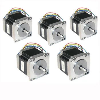 

NEW 5pcs 23HS6403 CNC Nema23 Hybrid Stepper Motor 1.8 Degree 4-Lead 2.5A