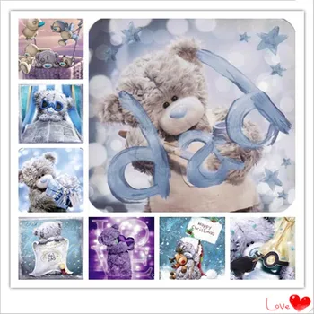 

Full Square/Round Drill 5D DIY Diamond Painting "New Cartoon Teddy Bear" 3D Embroidery Cross Stitch Mosaic Christmas decoration