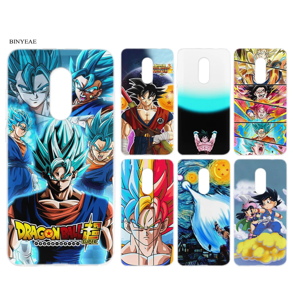 

BINYEAE Case Cover for Xiaomi Redmi S2 5 NOTE 4X 4 TPU SOFT Coque Dragon Ball Z Goku DragonBall Super Case Back Cover Shell Capa