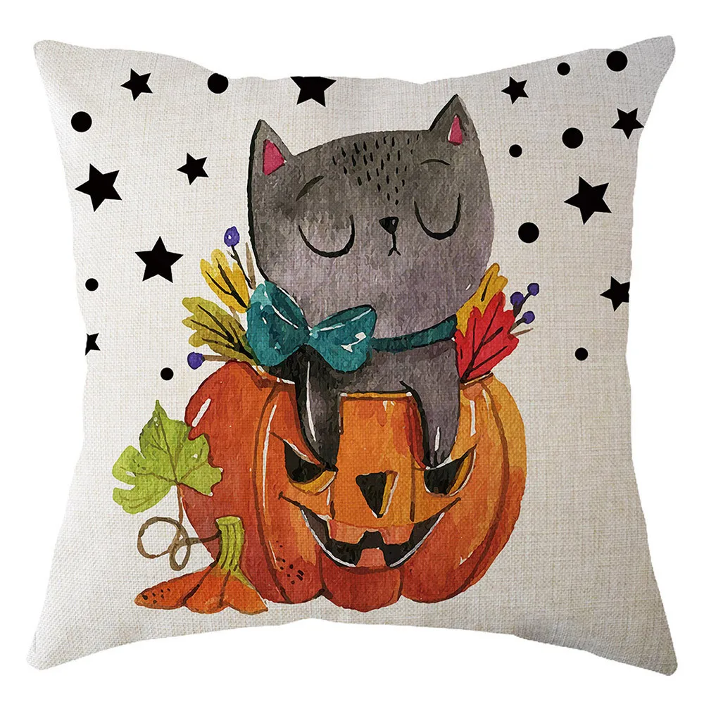 Halloween Pumpkin pillow cases home decor Square Pillow Case Home Decor Decorative Pillowcases