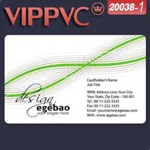 20038-1 Тонкая матовая печать Заводская пластиковая визитка Белый пластик