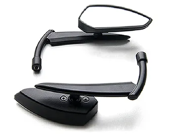 

Custom Rear View Mirrors Black Pair For Yamaha Raider S XV 1900 XV1900