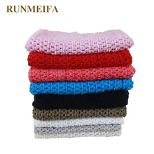 RUNMEIFA новые модные дети кольцо шарф для девочек, для мальчиков простой шарф ребенка Мягкий хлопок шарфы для женщин Сплошной зимний шарф Утепленная одежда