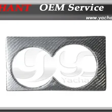 Полностью из углеродного волокна, салон, Торпедо Накладка подходит для 2008- R35 GTR GTR35 GT-R CBA дБА центральной консоли подстаканник накладка