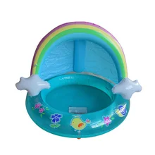 Экологичный ПВХ прекрасный мультфильм детский Бассейн Радуга отстойник фонтан Рыбалка Пруд Круглый Бассейн