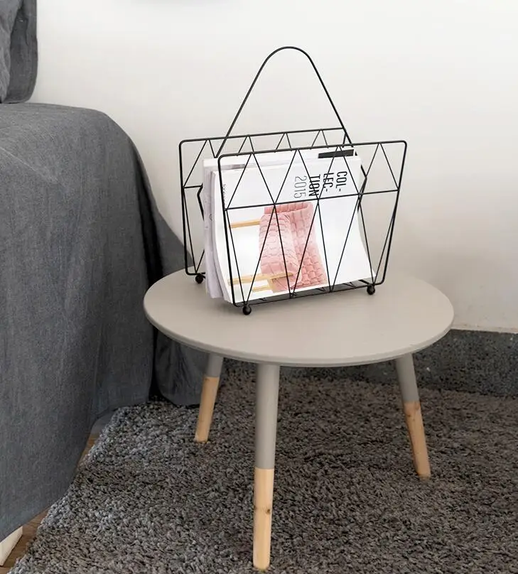 المعادن الزخرفية مزرعة حامل المجلات و المنظم بن-رف قائم ل والمجلات والكتب والصحف ، أقراص في مكتب