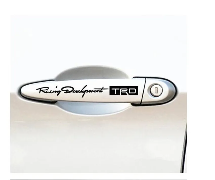 

Car handle sticker decals Reflective Rally Car Stickers for SAAB 9-3 9-5 9000 93 95 MG GT MG3 MG5 MG6 MG7 MG3SW MGTF car styling