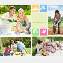 200*150 см кемпинг для девочки, с розой коврик складной Открытый водонепроницаемый Мультиплеер детское ползающее одеяло алюминиевая пленка