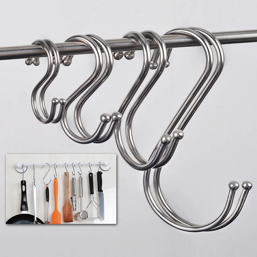 20 шт. S образные крючки из нержавеющей стали|hanging clothes hanger|clothes hanging hooksstainless steel hook