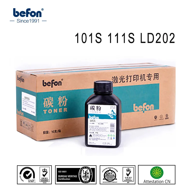 Befon 101 S 111S 111 LD202 202 черный тонер порошок совместимый с Samsung ML 2161 2162G 2166W SCX 3401 3401FH