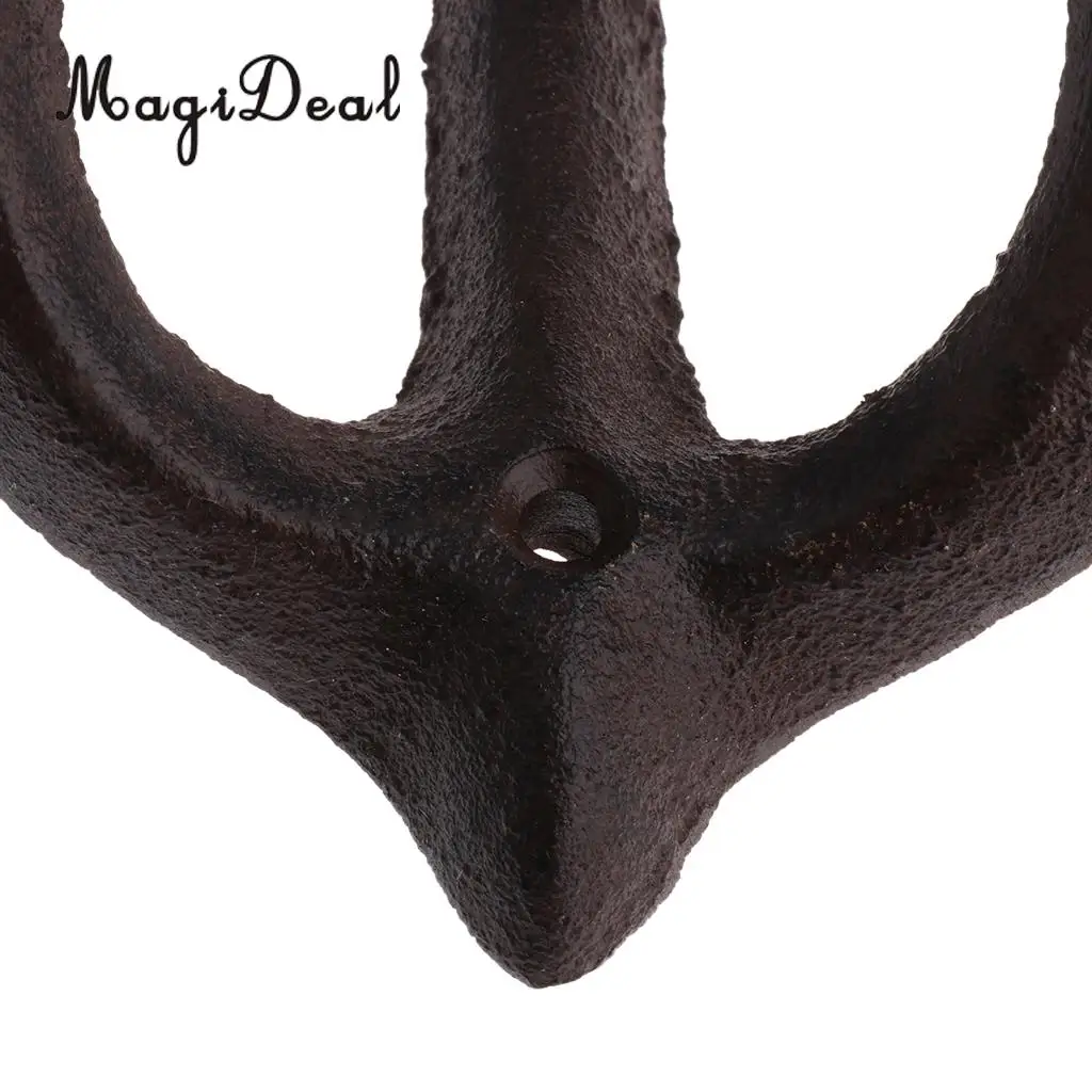 MagiDeal Metal Anchor Hooks Wall Door Mounted Clothes Towel Hat Key Hanger  Whiteandcrafted classic antique decorative wall hook