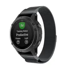 HIPERDEAL смарт-аксессуары ремешок на запястье для Garmin Fenix 5 часы Миланская Магнитная Петля Браслет из нержавеющей стали dec15