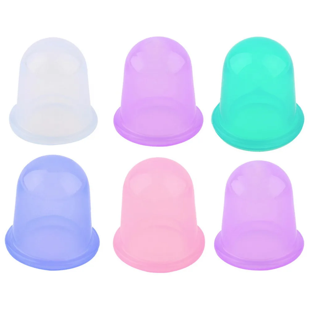 Full Body Massage Cups Massgaer Jar Helper Sillicone Anti Cellulite Vacuum Cupping 5 Colors Chinese Therapy Tool for Back Legs