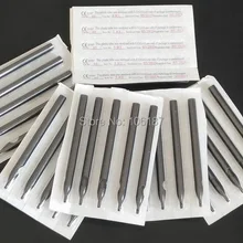 5R 50 шт. одноразовые татуировки Черный Длинные насадки Вернуться стволовых стерилизованное Насадки для татуировок