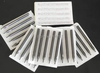 

5R 50PCS Disposable Tattoo Black LONG Tips Nozzles Back Stem Sterilized Tattoo Tips