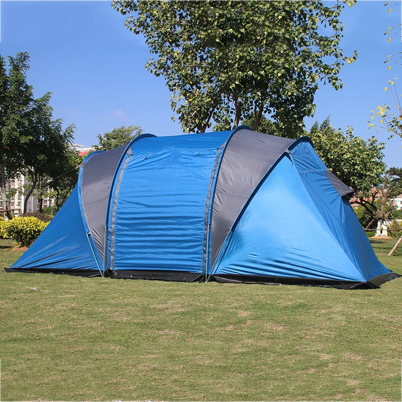 COOLWALK Открытый Кемпинг палатка 2+ 2 человек+ гостиная с передним солнцезащитным козырьком четырехсезонная Водонепроницаемая походная семейная палатка