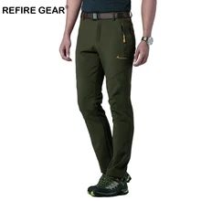 Refire gear уличные походные брюки мужские треккинговые альпинистские спортивные водонепроницаемые флисовые брюки мужские лыжные рыболовные ветрозащитные брюки