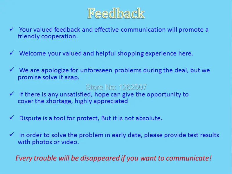Feedback