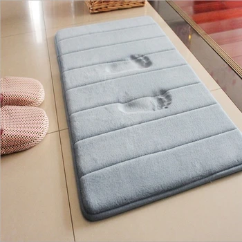 

1PCS40x60cm non-slip absorbent bathroom mat bathroom memory foam carpet kitchen door mat carpet