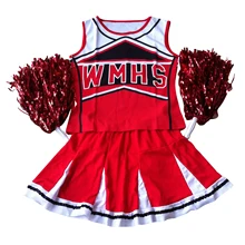 SZ LGFM Tank top Petticoat Pom font b cheerleader b font cheer leaders S 30 32
