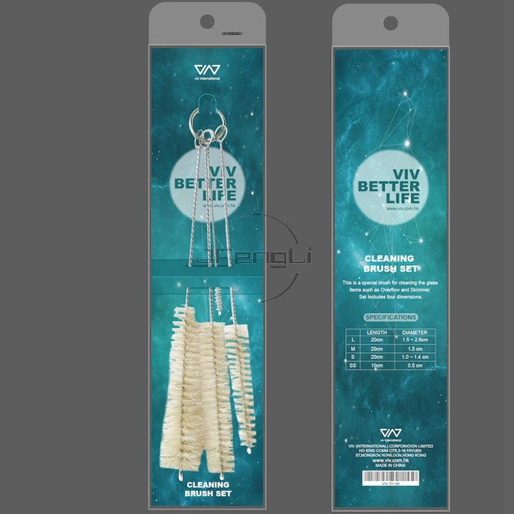 

JFENGLI 4 dimensions VIV Cleaning brush set special brush for cleaning the glass items inflow Overflow Skimmer aquarium