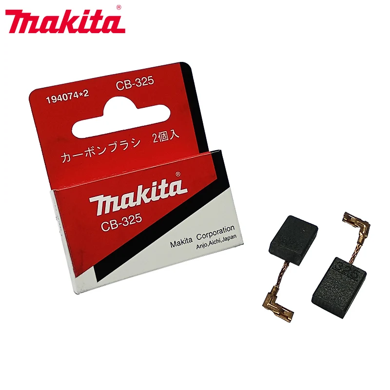 Original Makita Carbon Brushes 16x11x5mm Auto Cut for Electric Motor