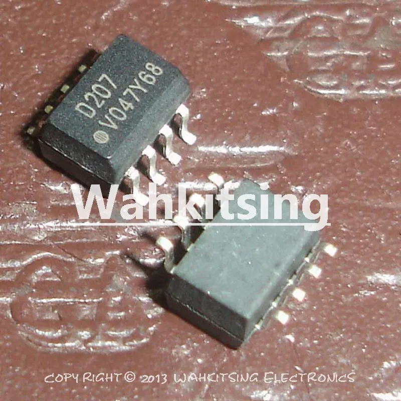 5 PCS ILD207T SMD 8 D207T D207 Optocoupler, Phototransistor Output ...