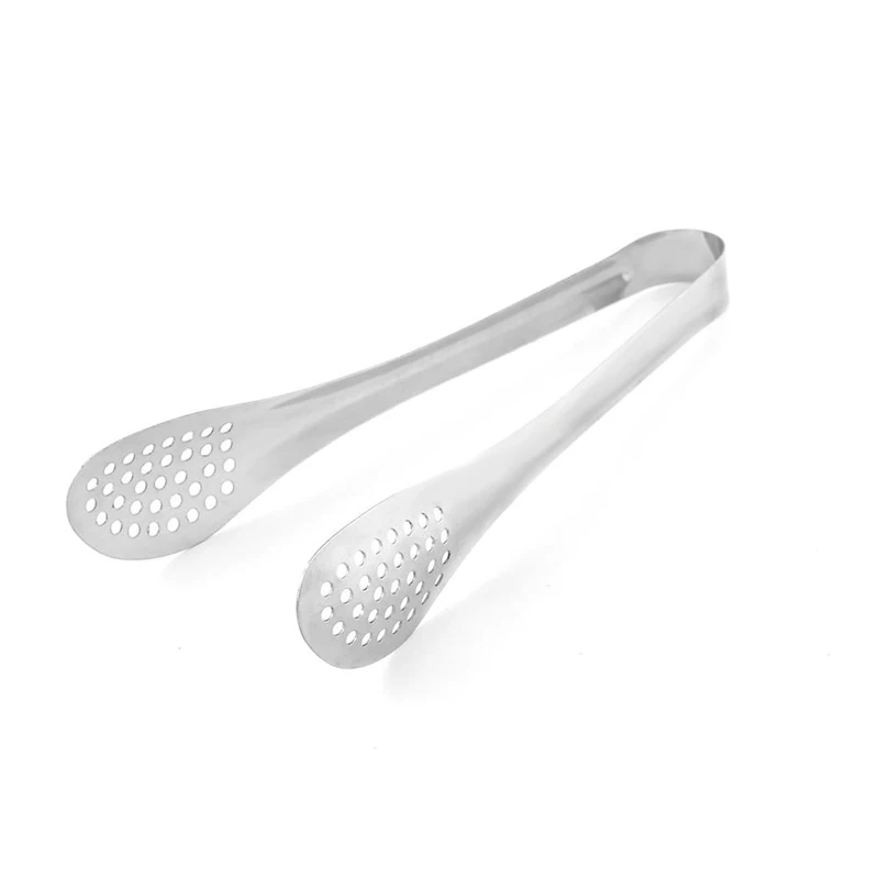 Stainless Steel Kitchen BBQ Gill Bread Meat Steak Food Serving Tong Clip Kitchen Gadgets NHT042