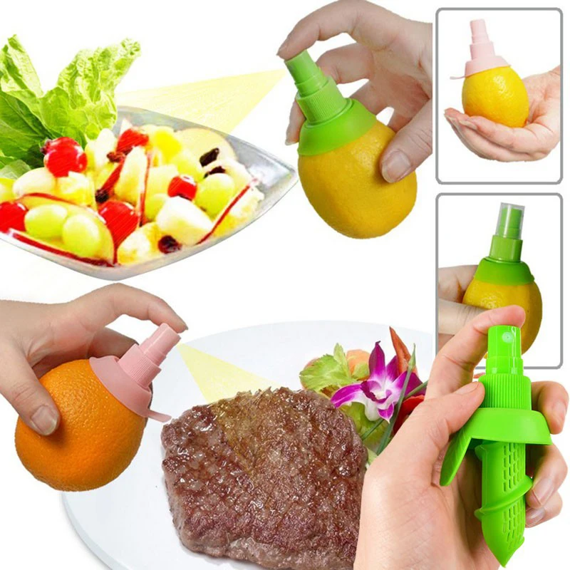 

Lemon Citrus Sprayer Juicer Fresh Fruit Juice Citrus Spray Orange Squeeze Juicer Fruit Vegetable Tool Kitchen Gadgets 8CM/10.5CM